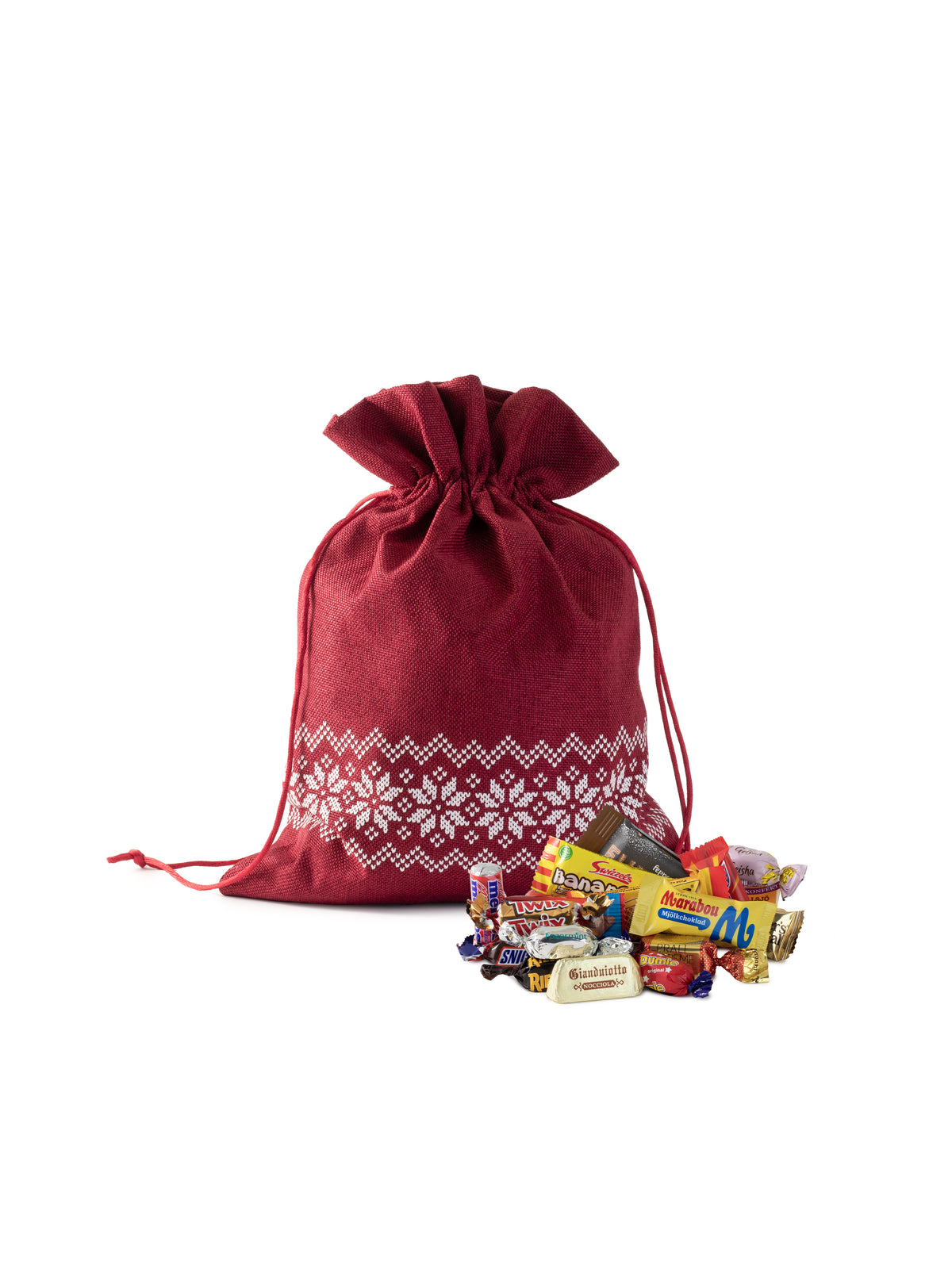 Julsäck Röd Mellan