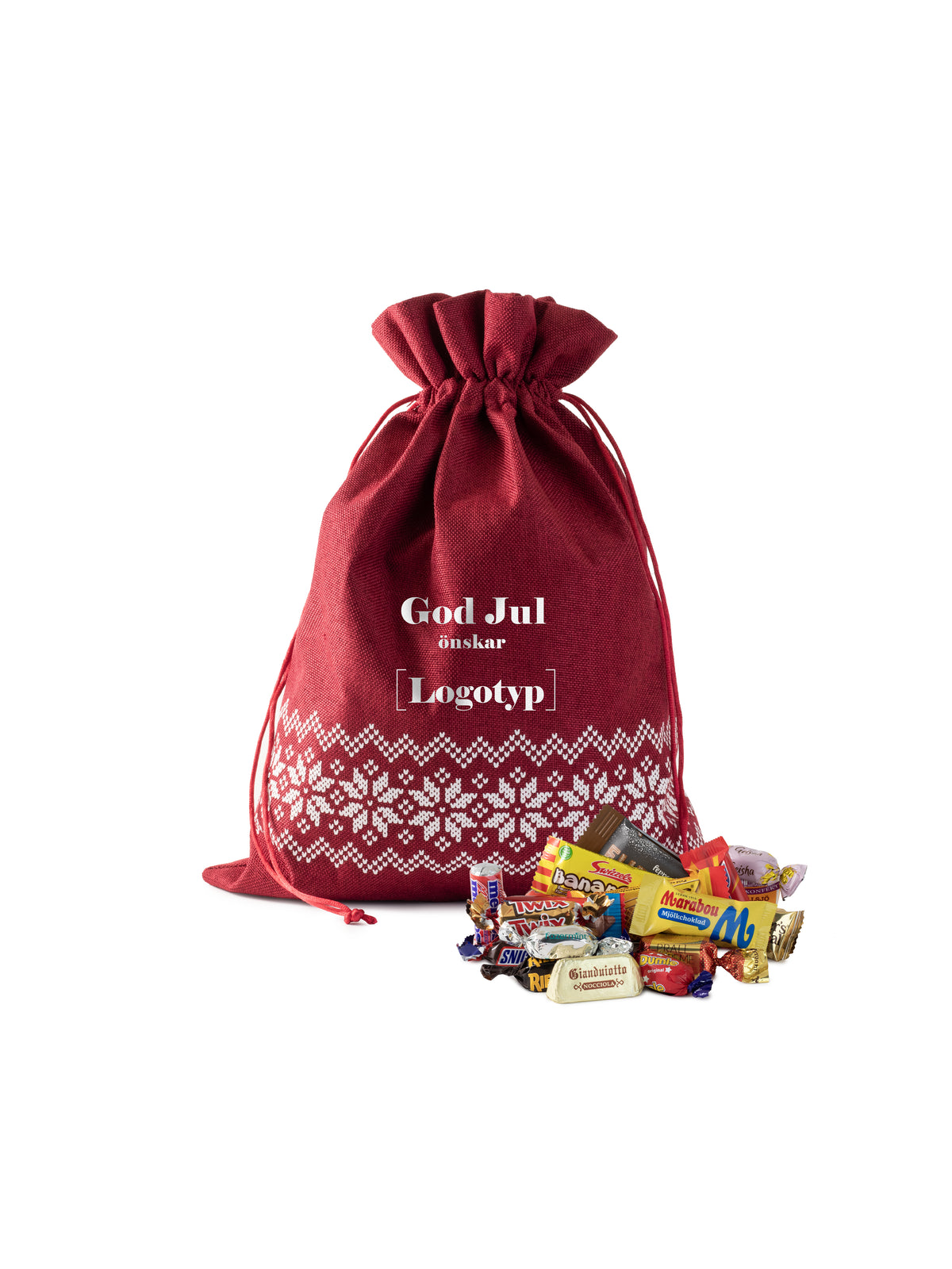 Julsäck Röd Stor