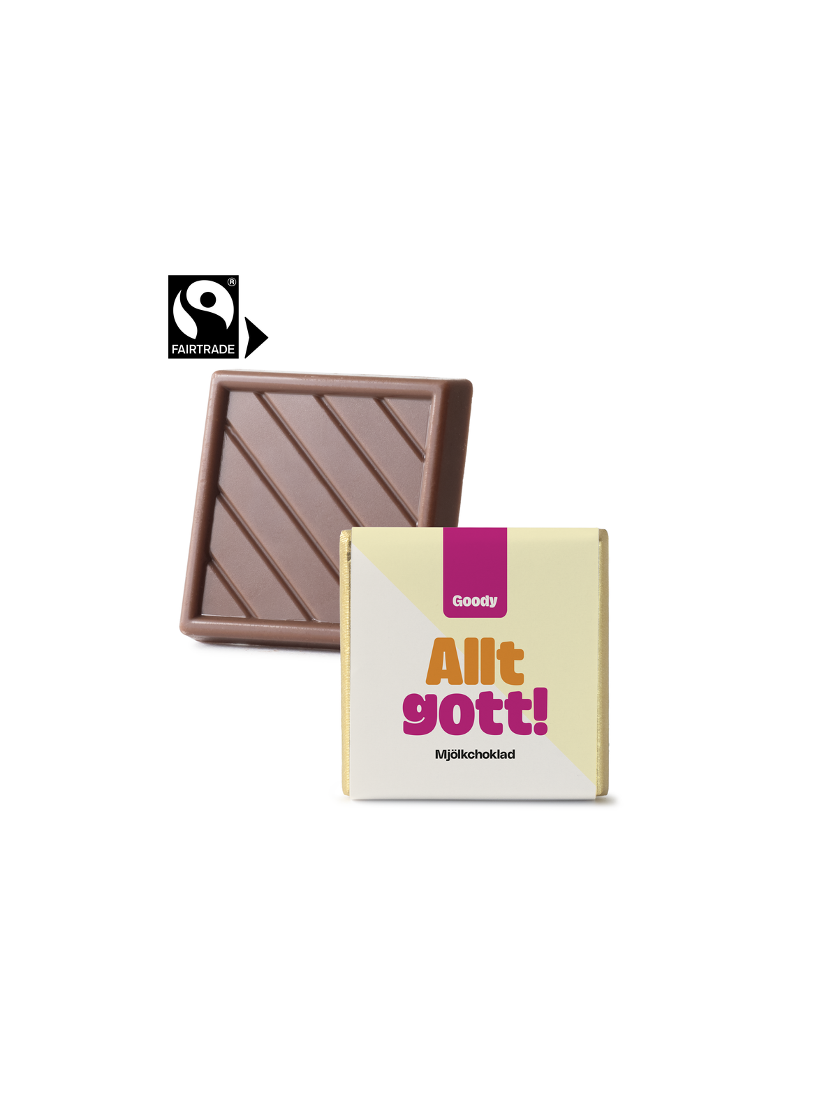 Chokladkvadrater 5g Eko & Fairtrade Standard