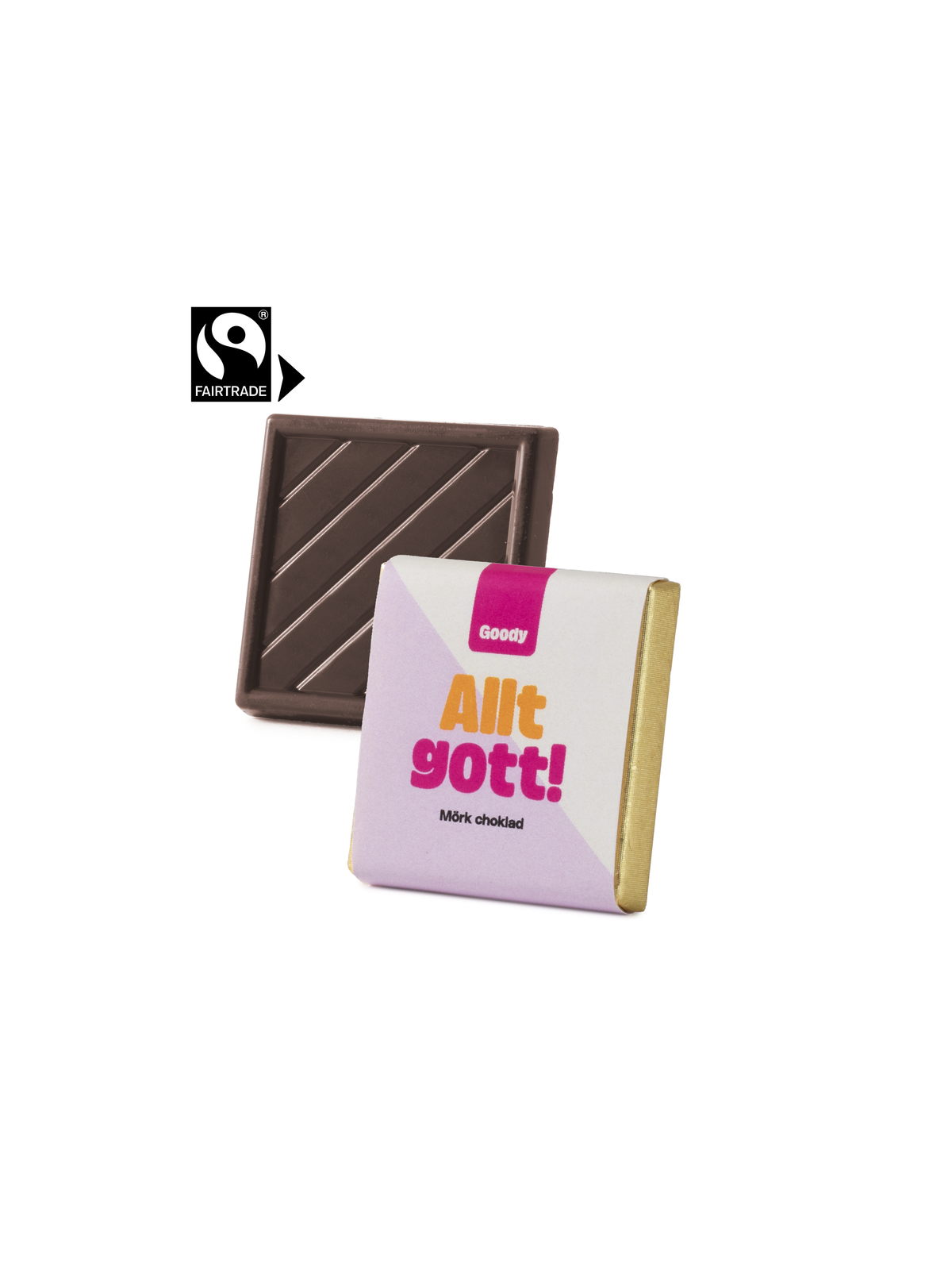 Chokladkvadrater 5g Eko & Fairtrade Express