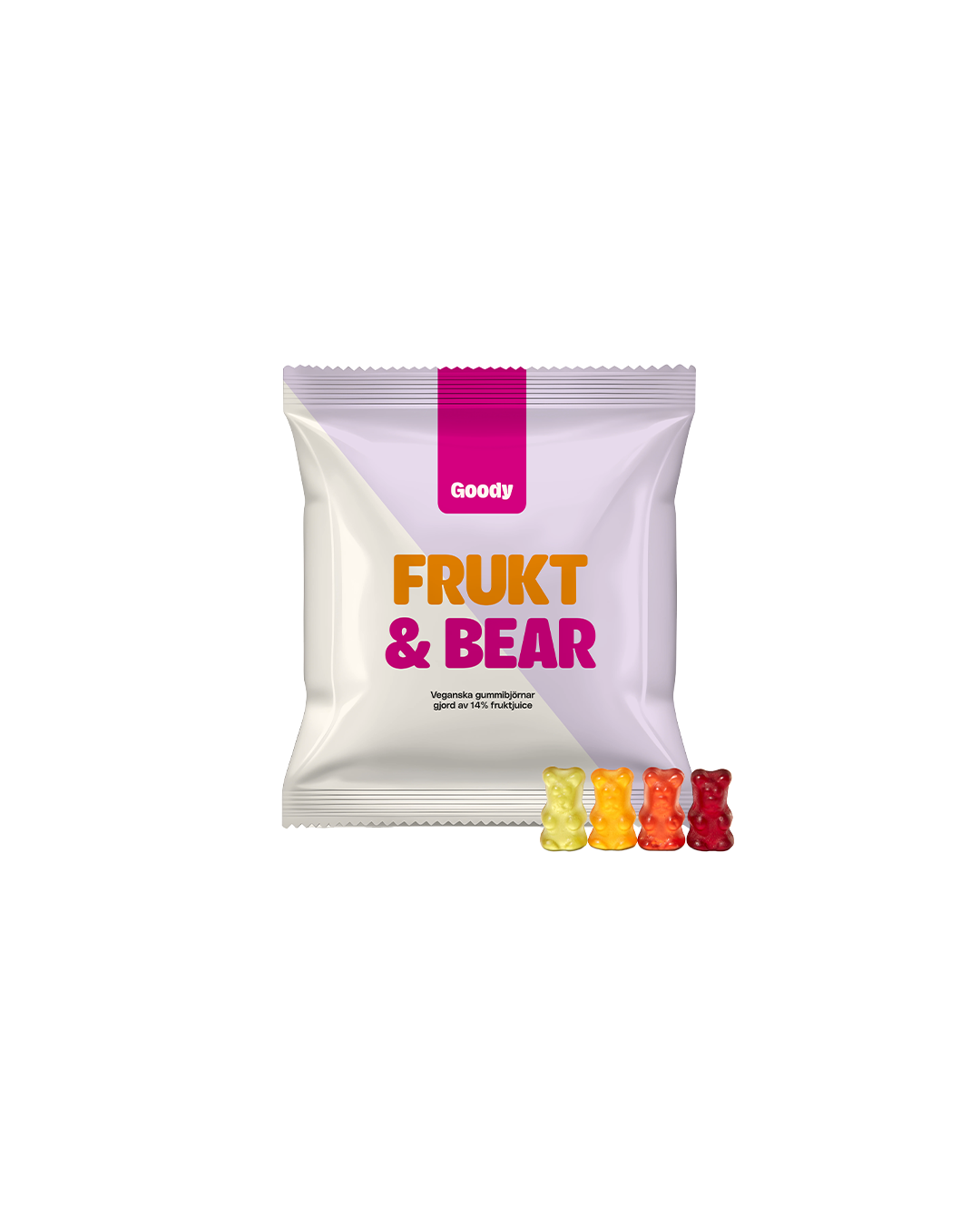 Godispåse fruktbjörnar vegan 12 g