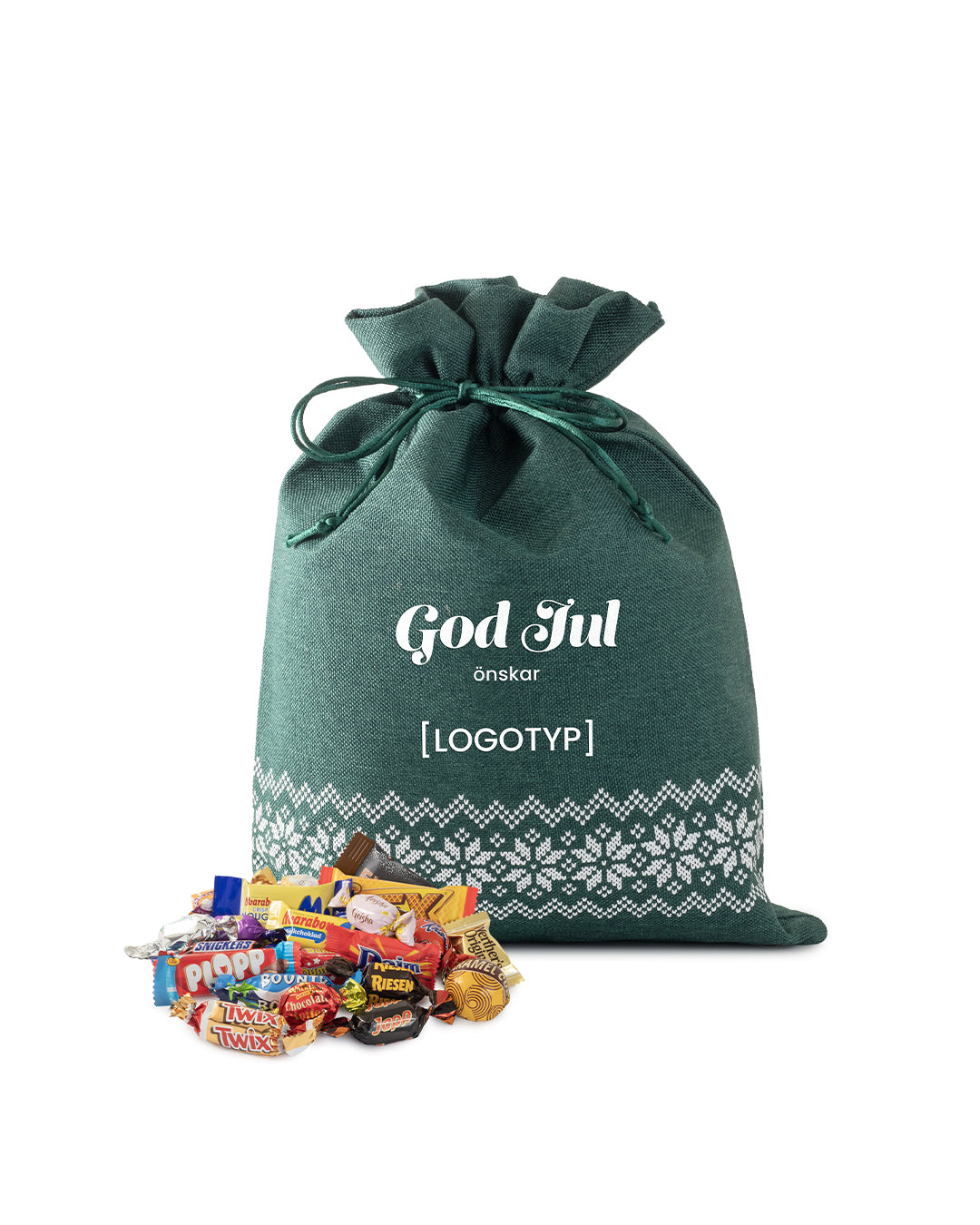 Julsäck Grön Stor