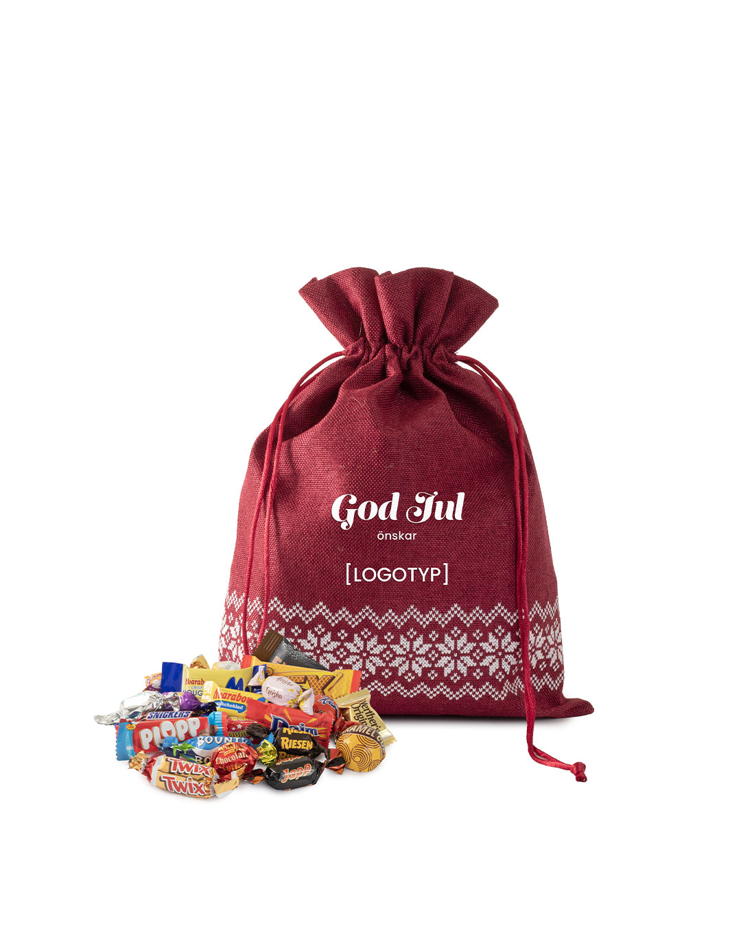 Julsäck Röd Mellan